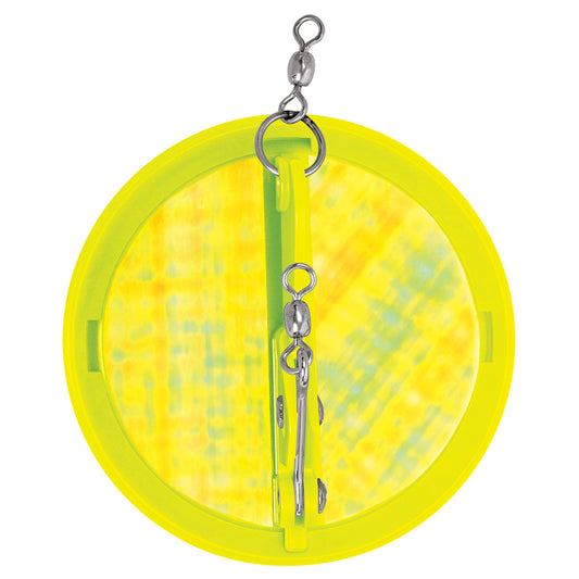 Luhr-Jensen 3-1/4" Dipsy Diver - Chartreuse/Silver Bottom Moon Jelly [5560-000-2509]