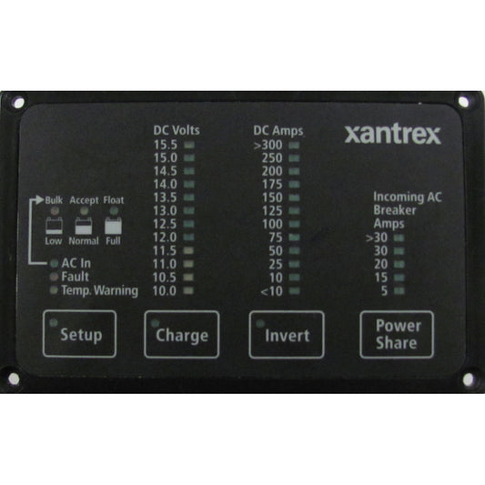 Xantrex Heart FDM-12-25 Remote Panel, Battery Status & Freedom Inverter/Charger Remote Control [84-2056-01]