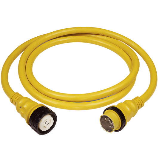 Marinco 50Amp 125/250V Shore Power Cable - 50' - Yellow [6152SPP]